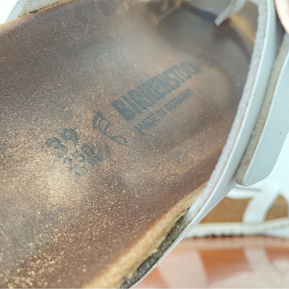 Birkenstock Women’s Mayari Birko Flor White Strap Sandals | EU 39 - Picture 6 of 8